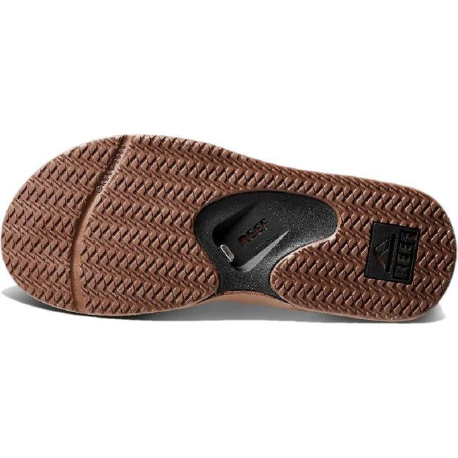 REEF Men's Fanning Flip Flop Black/Tan CI8102