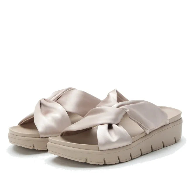 Alegria Rylie Slide Sandal in Bronzer - front view