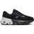 Lateral side of On Cloud Cloudflyer 5 running shoe in black with a white sole at the heel