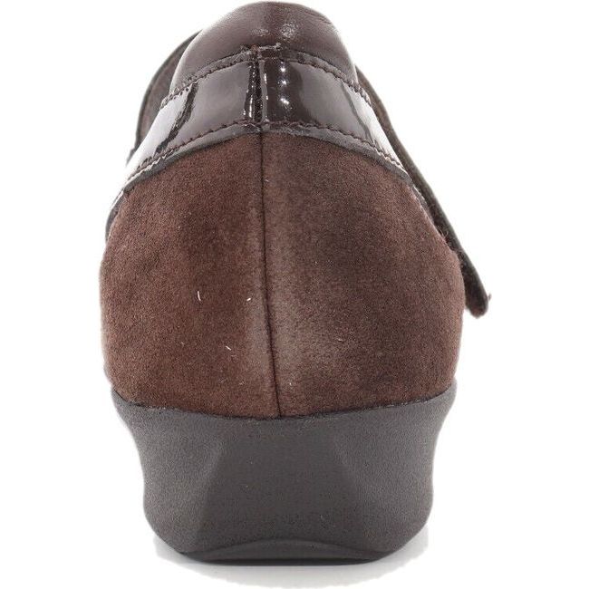 Drew Women's Genoa Mary Jane Shoe Brown Suede Combo 14316-69