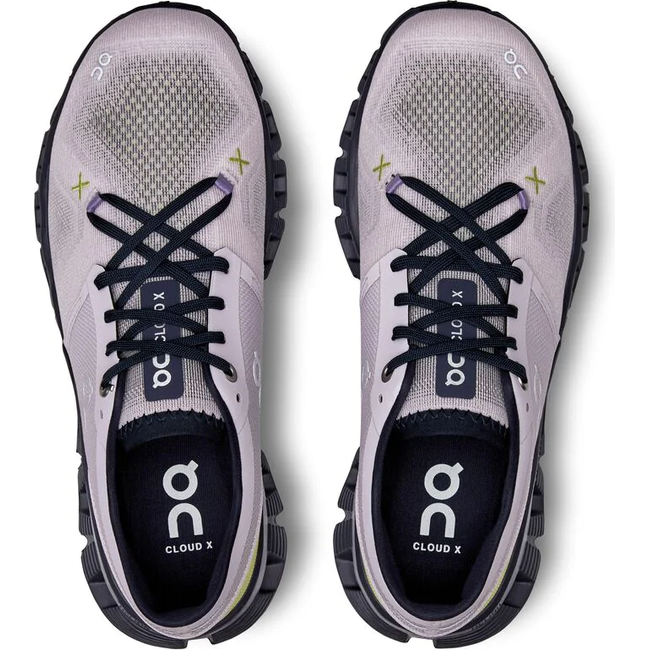 On Running Women's Cloud X 3 Cross Training Shoe ORCHID/IRON 60.98098