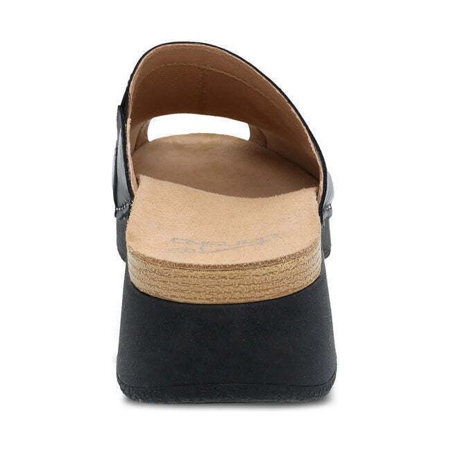 Dansko Women's Ravyn Slide Sandal Black Nappa 7187100200