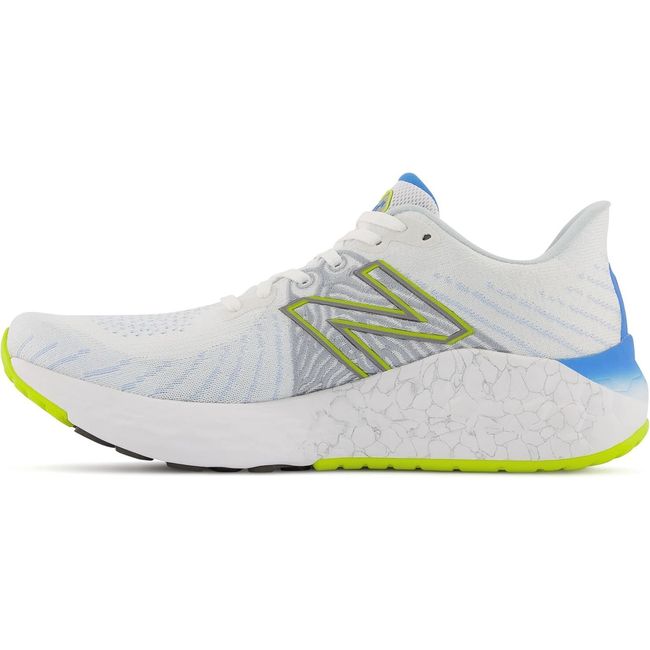Medial side of New Balance Women's Fresh Foam X Vongo V5 Running Shoe in White Helium