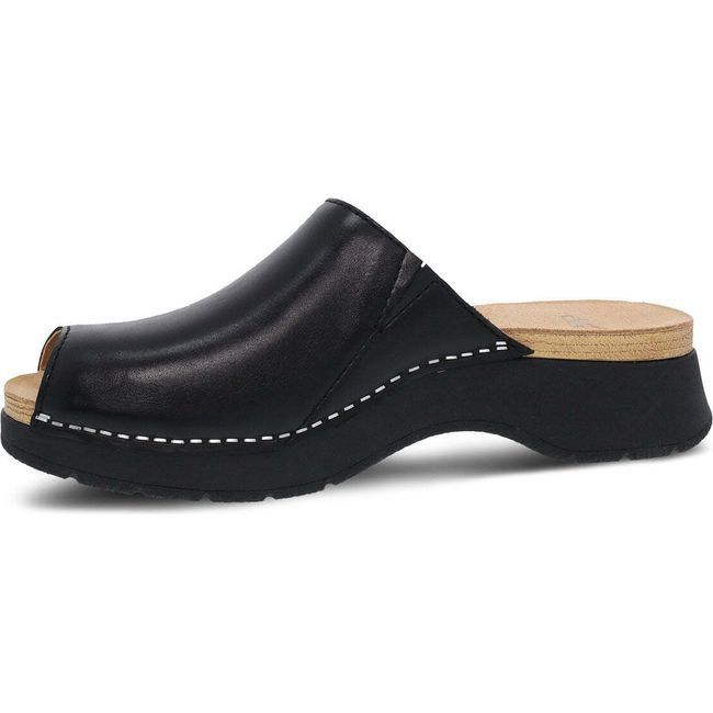 Dansko Women's Ravyn Slide Sandal Black Nappa 7187100200