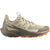 Lateral side of Women's Salomon Elixir Active Hiking Shoe in tan and brown