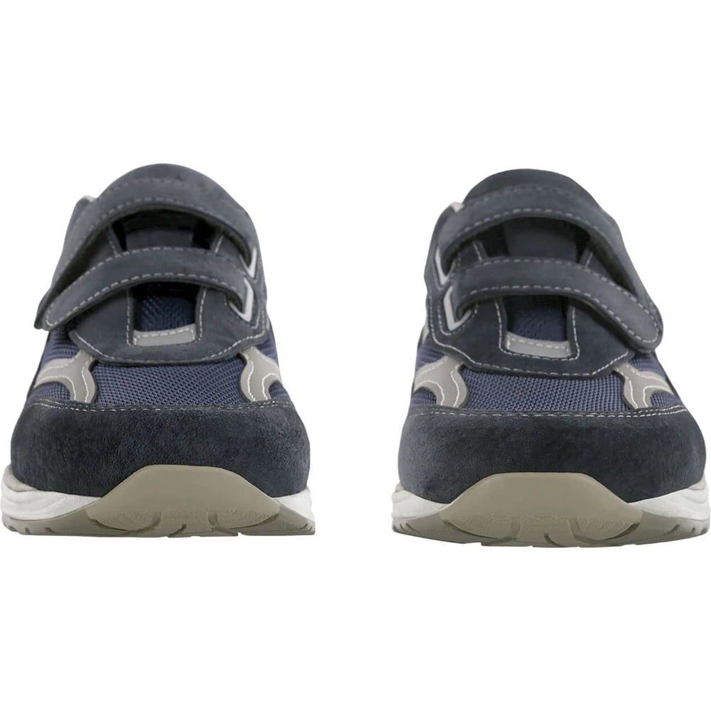 Front of SAS Men's JV Mesh Walking Shoe in Blue