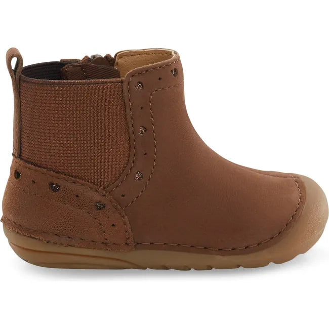 Stride Rite Kids' Agnes 2.0 Bootie Chocolate bg035701