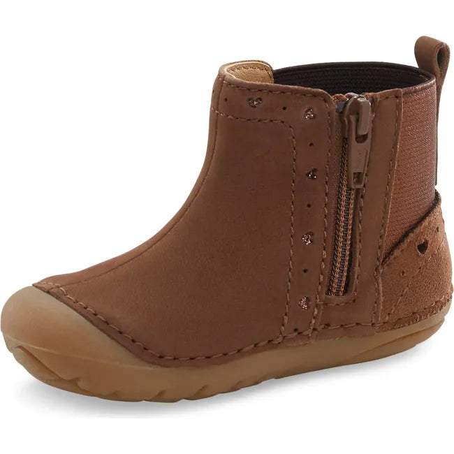 Stride Rite Kids' Agnes 2.0 Bootie Chocolate bg035701