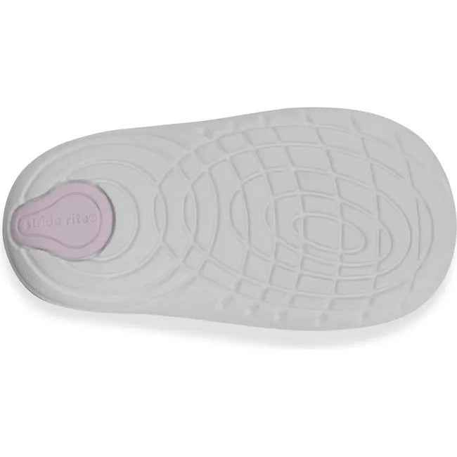 Sole of Infant Stride Rite Kids' Apollo Sneaker in Aqua Light Blue