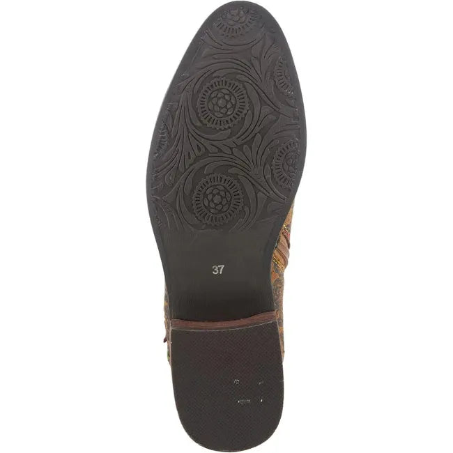 L'Artiste Women's Georgiana Boot Camel Multi