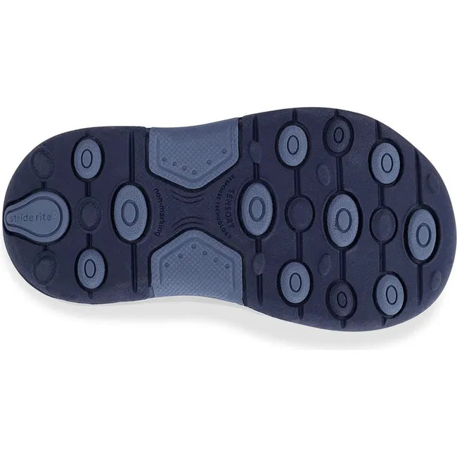 Sole of Little Kids' Stride Rite Kids' Winslow 2.0 Sneaker in Navy Blue