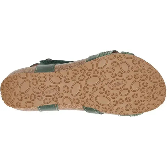 Taos Women&#39;s Trulie Sandal Green TRU-16406-GRN