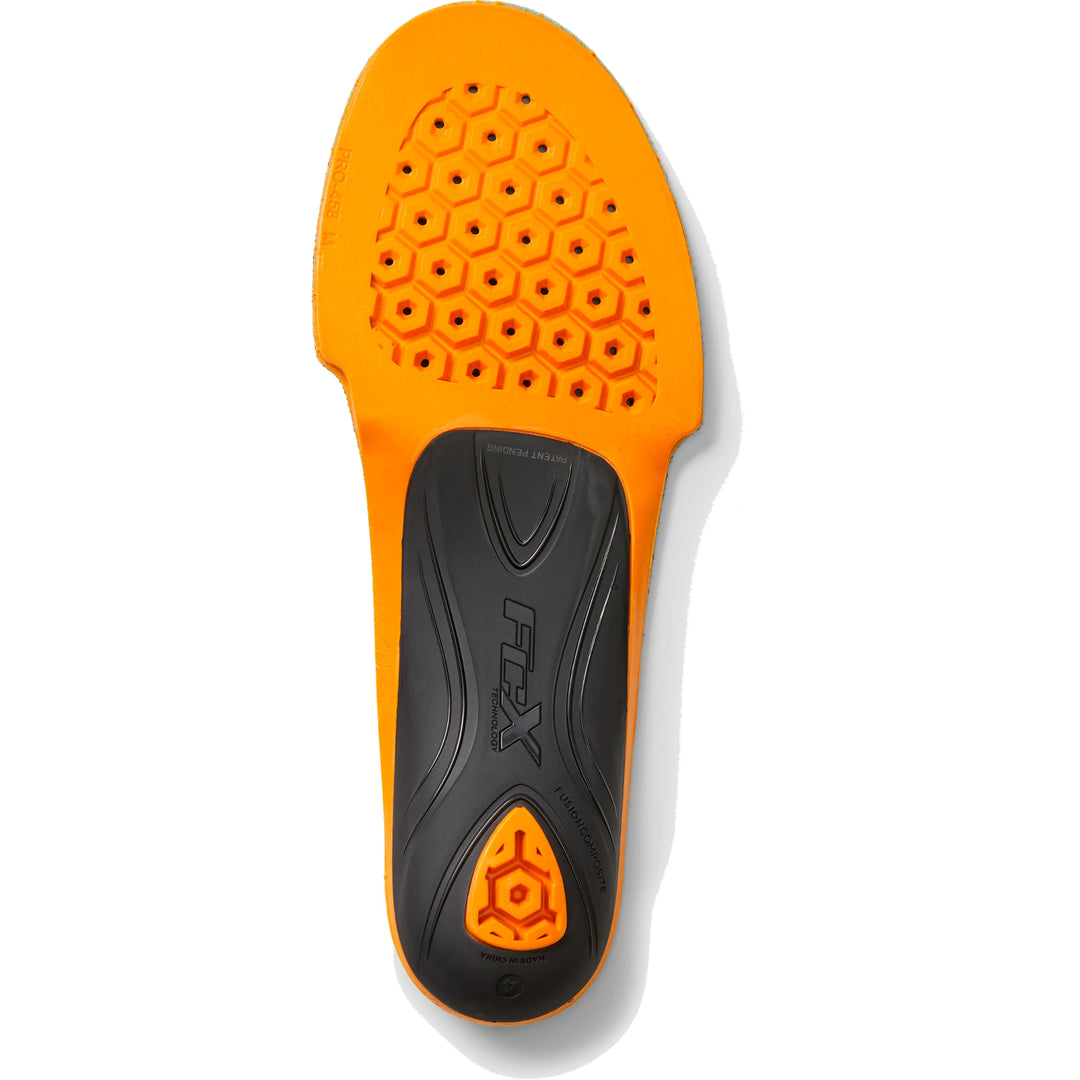 Timberland PRO Anti-Fatigue Technology Footbed in Black/Orange, underside view