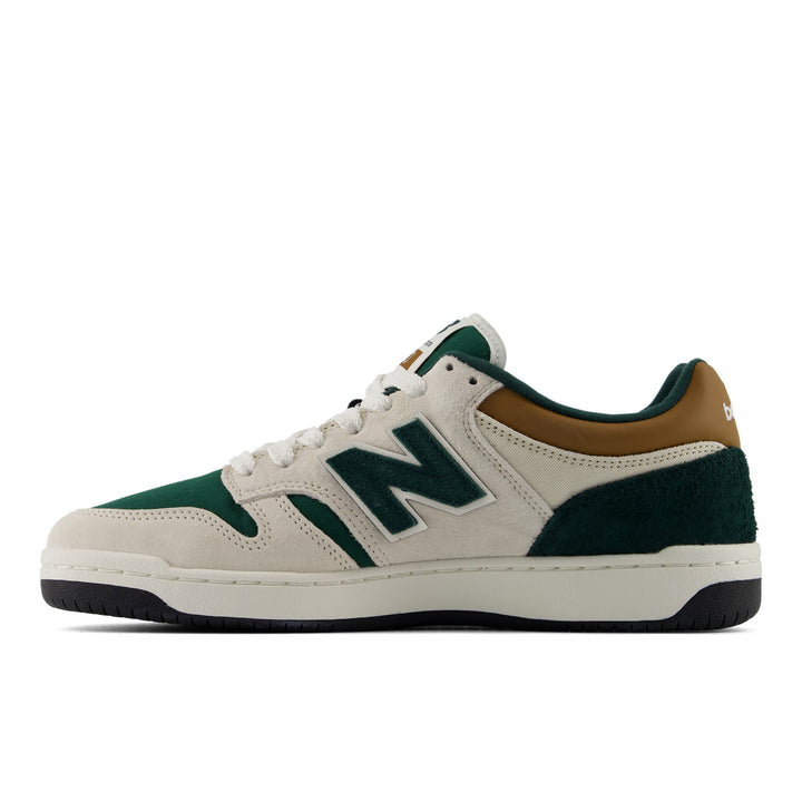 New Balance 480 Lifestyle Shoe in Linen/Nordic Green, inside view