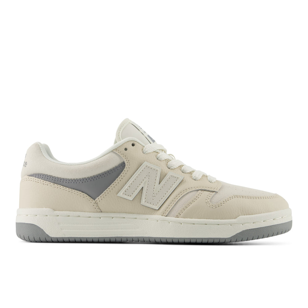 New Balance 480 Lifestyle Shoe in Linen/Sea Salt, outside view