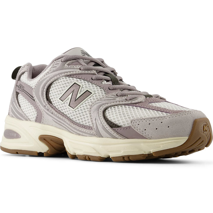 Pair of New Balance Unisex 530 sneakers in Grey Matter/Truffle Salt