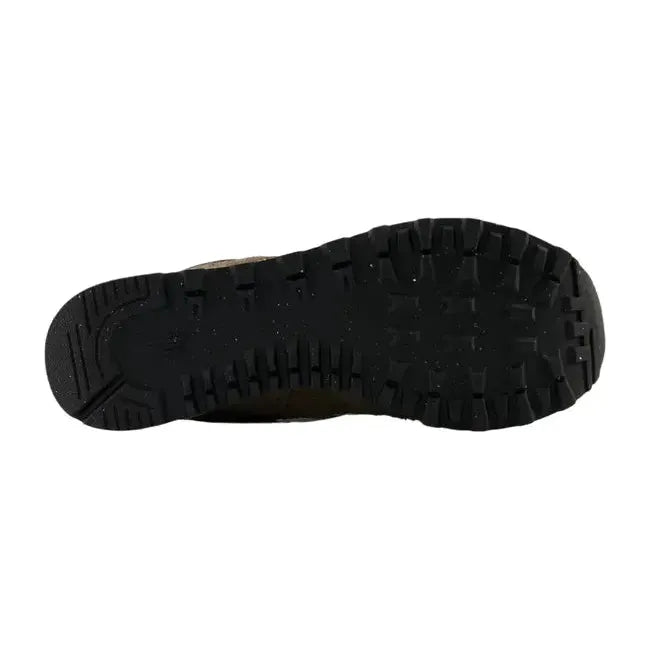 New Balance Unisex 574 Lifestyle Shoe Dark Mushroom/Angora/Black U574RBI