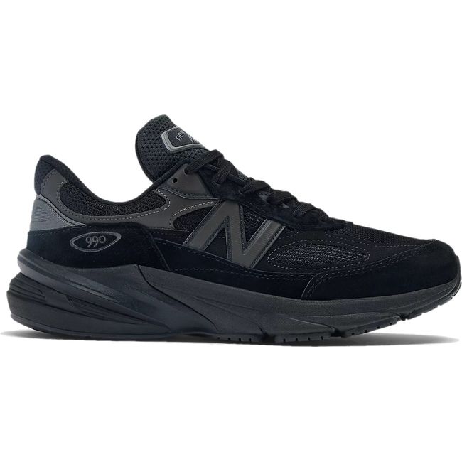 New Balance Unisex 990 V6 Running Shoe Black U990BB6