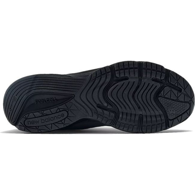 Sole of Unisex New Balance 990v6 Running Shoe in all black with black tread