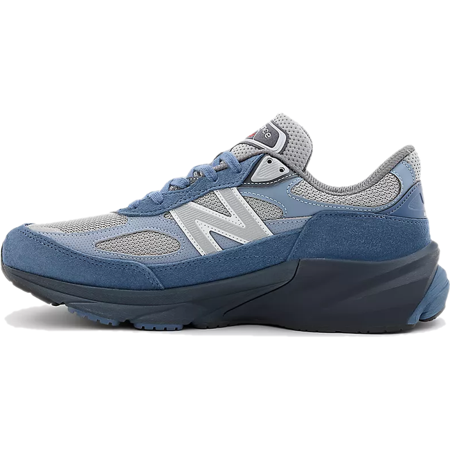 Medial side of New Balance Unisex 990 V6 Running Shoe in Vintage Indigo