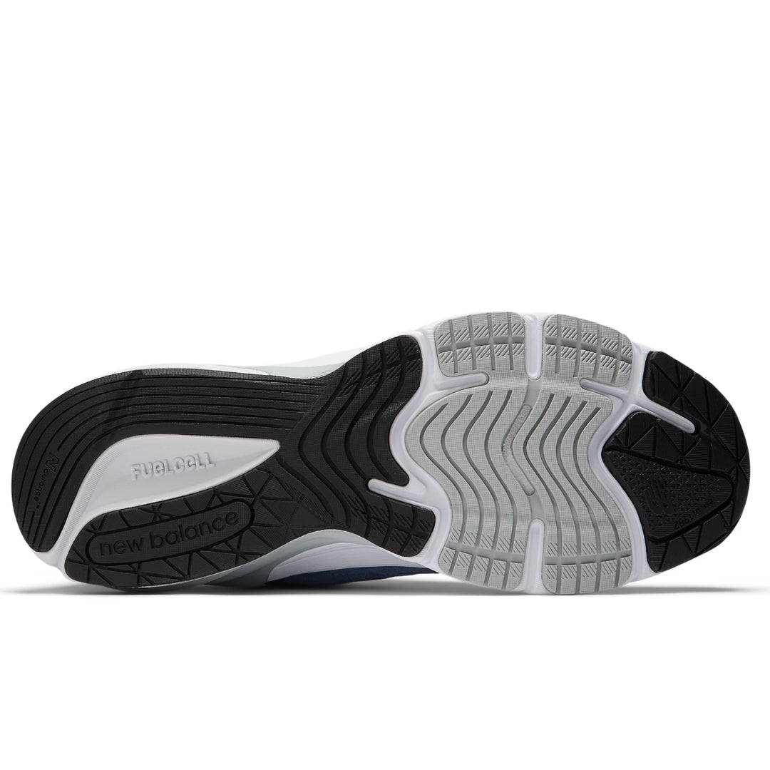 Sole of New Balance Unisex 990v6 sneaker in Purple/Navy