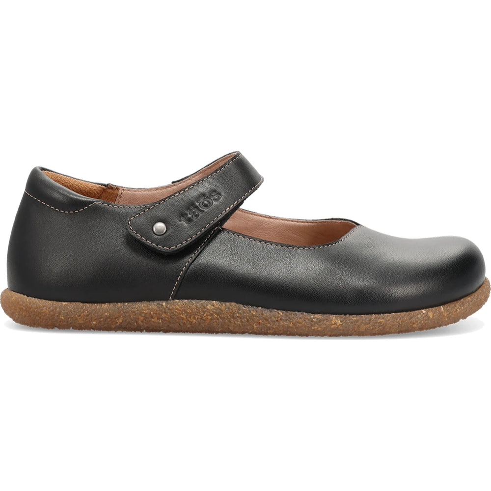 Taos Women's Ultimate Mary Jane in Black, outside view