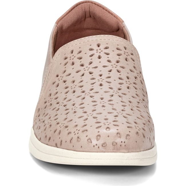 Front of Women's Cobb Hill Lenoir Slip On Shoe in Light Brown