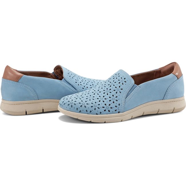 Pair of Women's Cobb Hill Lenoir Slip On Shoes in Light Blue