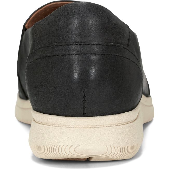 Heel of Women's Cobb Hill Lenoir Slip On Shoe in Black leather