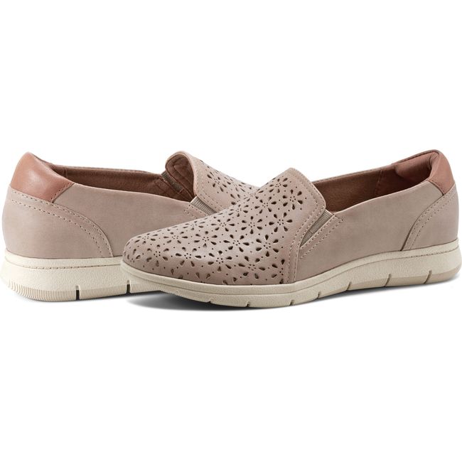 Pair of Women's Cobb Hill Lenoir Slip On Shoes in Light Brown