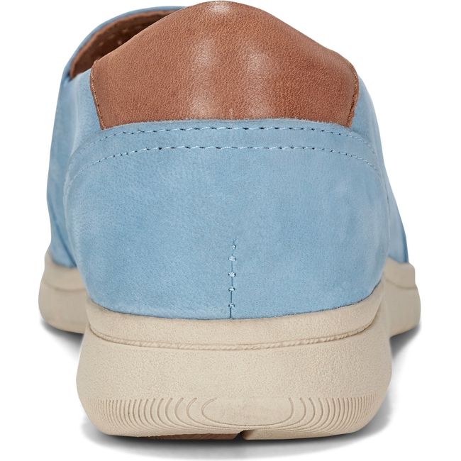 Heel of Women's Cobb Hill Lenoir Slip On Shoe in Light Blue