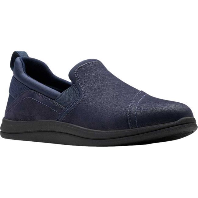 Clarks Women&#39;s Breeze Dawn Shoe Navy 26179936