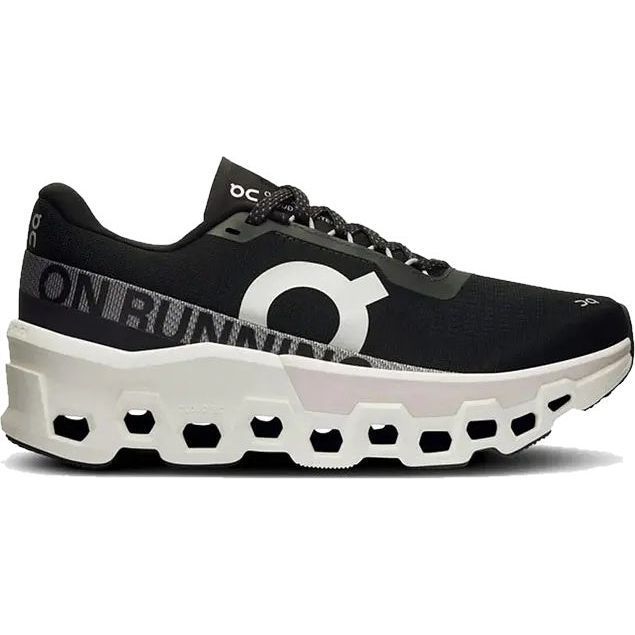 On Running Women's Cloudmonster 2 Running Shoe Black/White 3WE10111197
