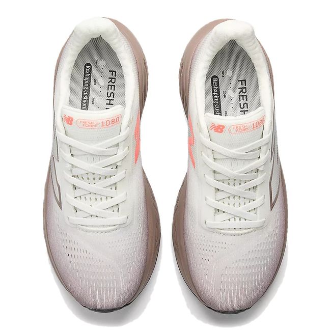 Top of New Balance Women&#39;s 1080 V14 Running Shoes in earth shadow 