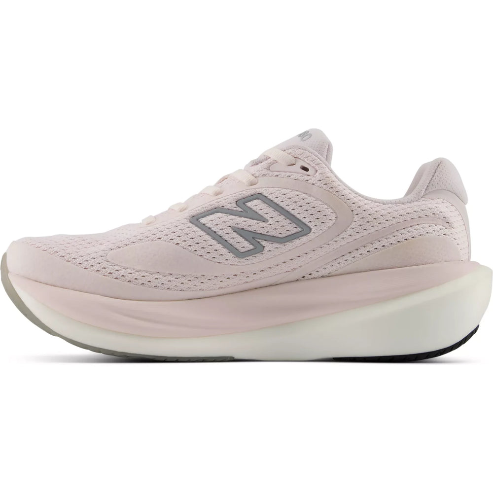 Medial profile of New Balance Women's 1080 V15 in soft pink and pink granite