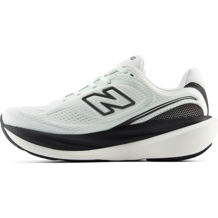 Medial profile of the New Balance 1080v15 in pale mint with a cream midsole