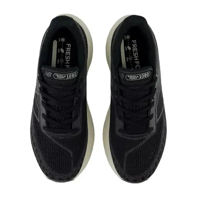 New Balance Women&#39;s Fresh Foam X 1080 V14 Running Shoe Black/Phantom/Sea Salt W1080B14