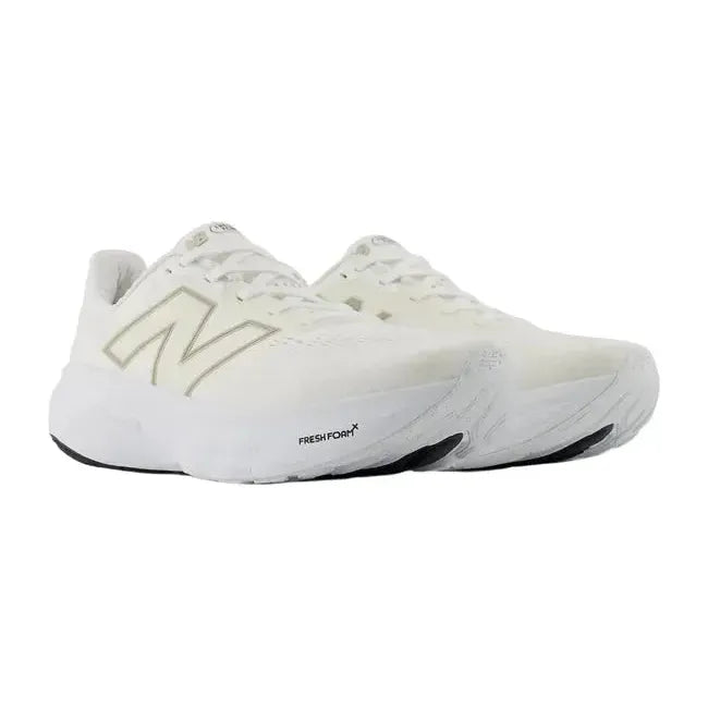 New Balance Women&#39;s Fresh Foam X 1080 V14 Running Shoe White/Light Gold Metallic/Sea Salt W1080W14