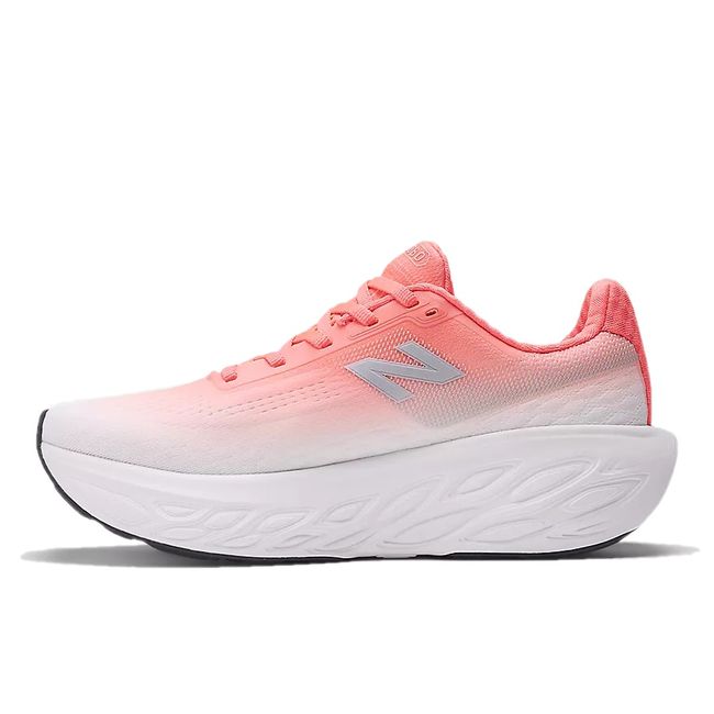 Medial side of Fresh Foam Women&#39;s New Balance 1080 V14 Running Shoe in Urgent Red