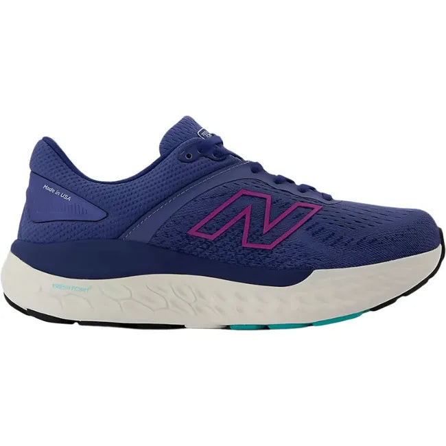 Lateral side of New Balance Women's 1540 V4 Running Shoe in night sky blue