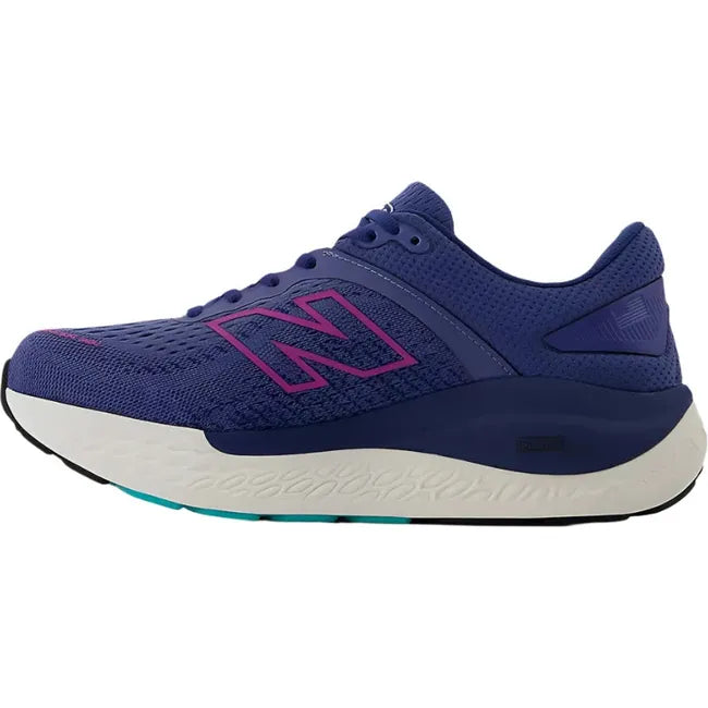 Medial side of New Balance Women's 1540 V4 Running Shoe in night sky blue
