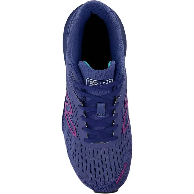 Top down view of New Balance Women's 1540 V4 Running Shoe in night sky blue