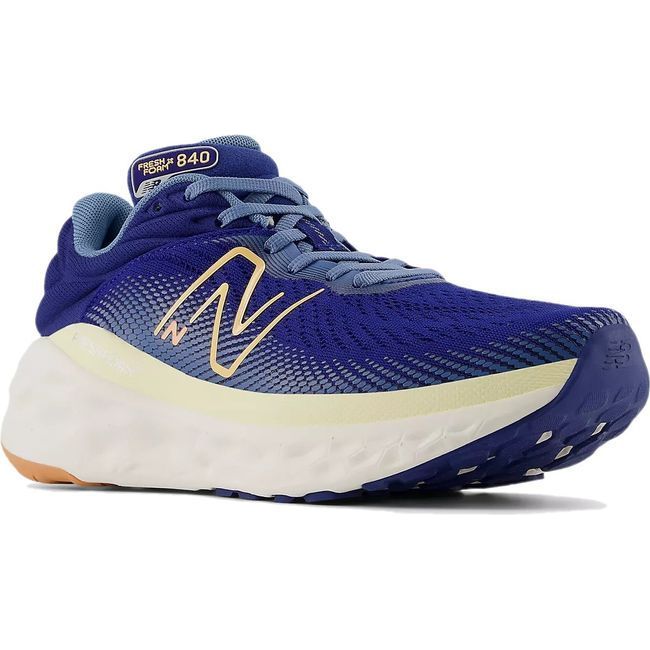 New Balance Women's 840 V1 Running Shoe INKWELL/HERON BLUE/PEACH BLOSSOM W840FCH