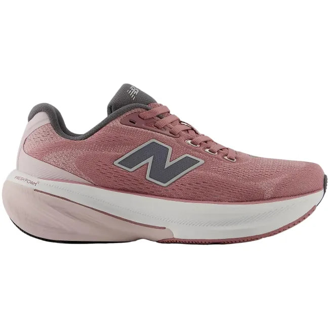 New Balance Women's Fresh Foam X 860 V15 running shoe in Rosewood and Neptune Grey with white Fresh Foam X midsole