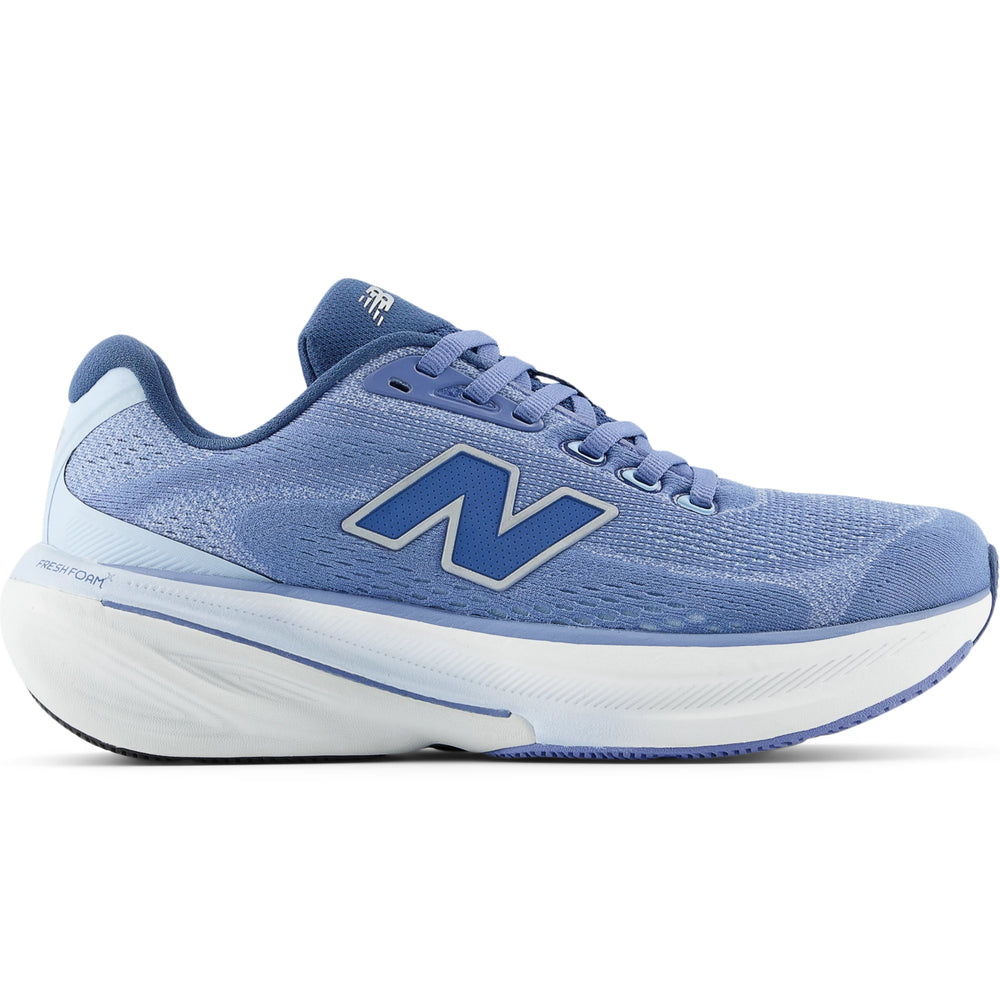Side of New Balance Women's Fresh Foam X 860 v15 Running Shoe in Fairweather Blue/Silver Metallic