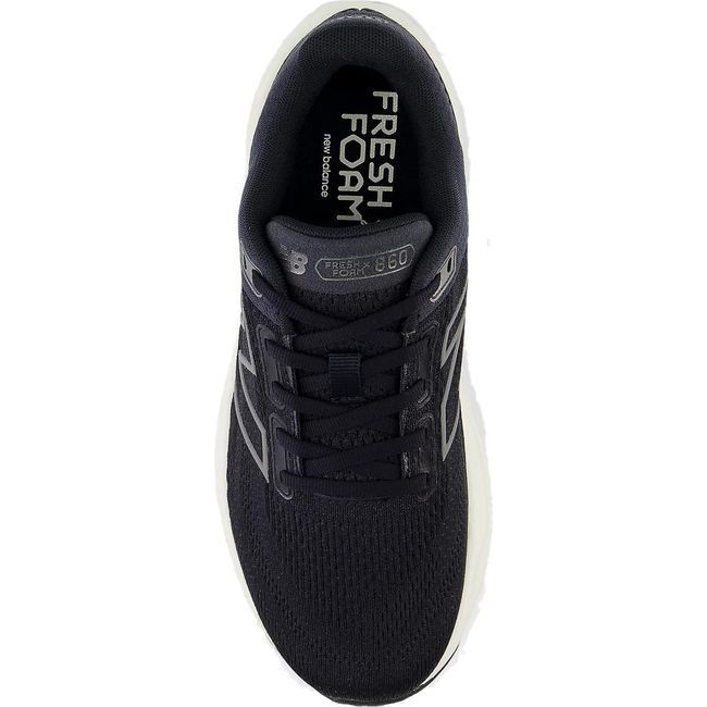 New Balance Women's Fresh Foam X 860 V14 Running Shoe BLACK/PHANTOM/ANGORA W860A14