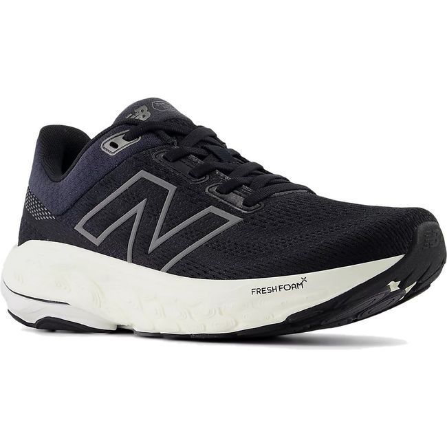New Balance Women's Fresh Foam X 860 V14 Running Shoe BLACK/PHANTOM/ANGORA W860A14
