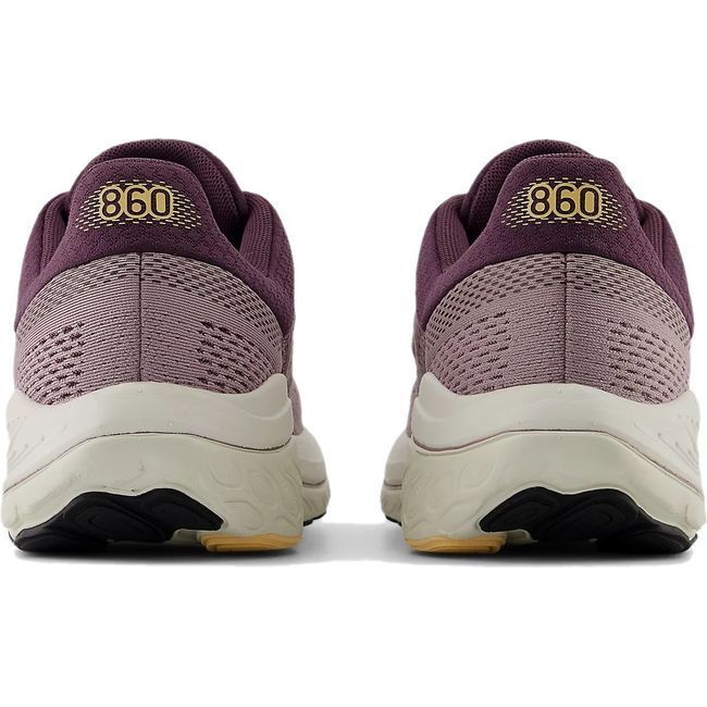 New Balance Women's Fresh Foam X 860 V14 Running Shoe ICE WINE/PLUM BROWN/SILVER METALLIC W860J14