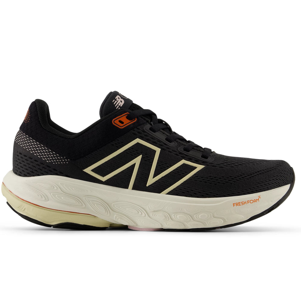 Side of New Balance Women's Fresh Foam X 860 v14 Running Shoe in Phantom/Calcium/Black