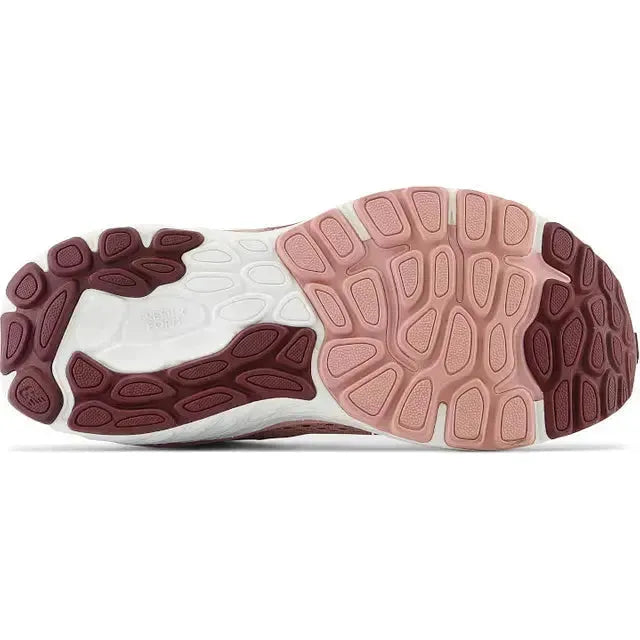 New Balance Women's 860 V13 Running Shoe Moon Pink/Burgundy W860R13